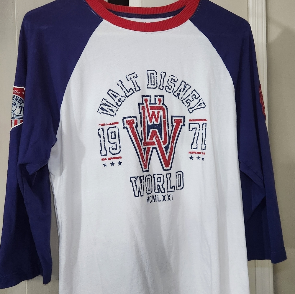 Disney Parks Authentic baseball shirt Walt Disney World 1971 Adult Small